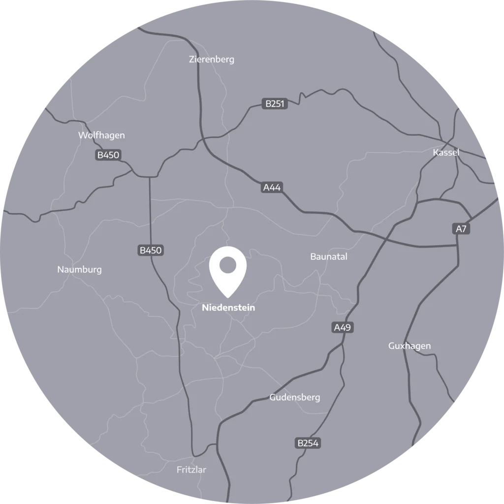 Eine Karte unserer Standorte