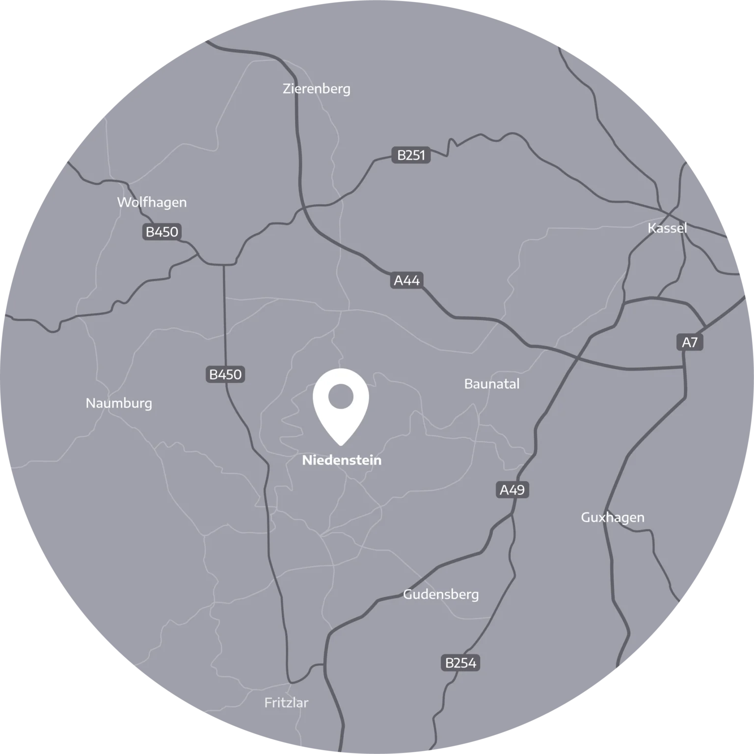 Eine Karte unserer Standorte